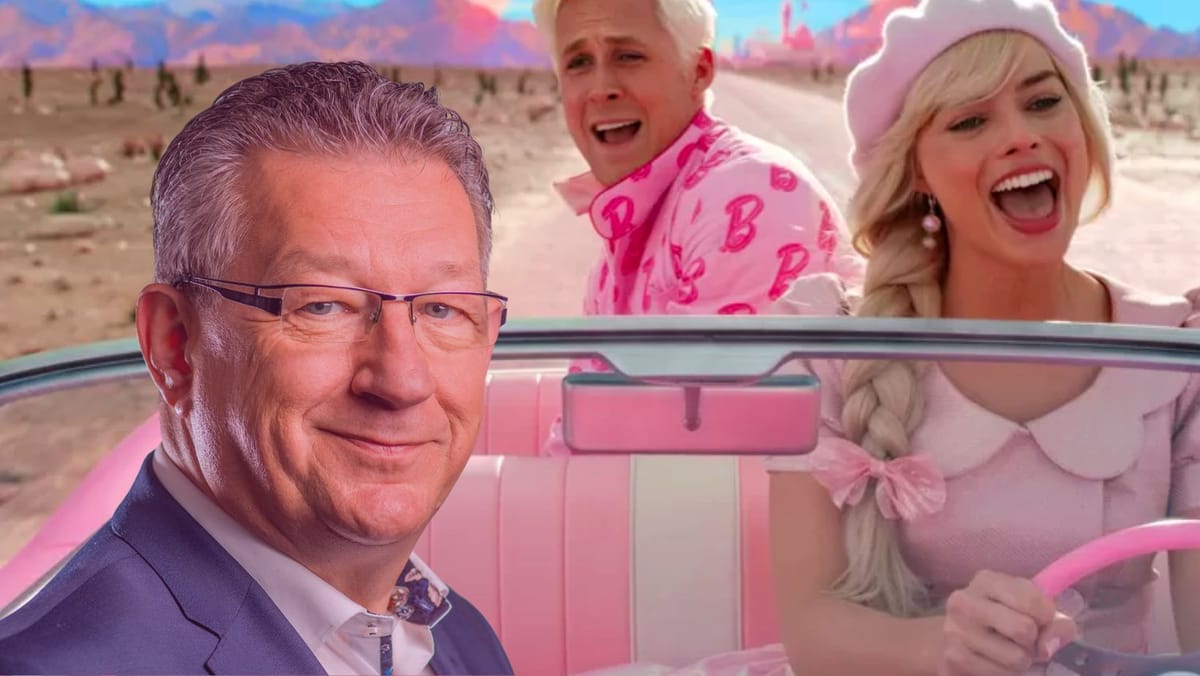 Dirk De fauw is een veranderd man na het zien van de Barbiefilm